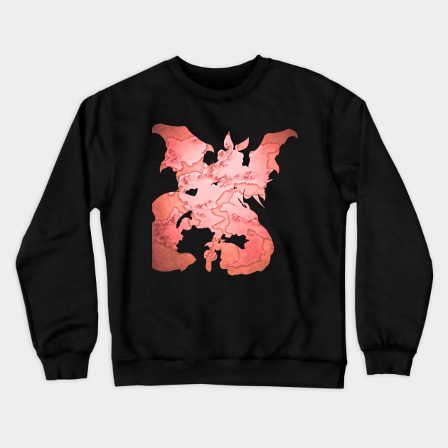 Myrrh: Spooky Monster Crewneck Sweatshirt by Raven's Secret Shop